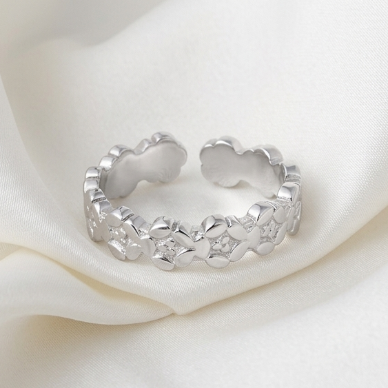 Daisy Flower Ring | Stainless Steel Waterproof