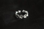 Zirconia Flower Ring | Stainless Steel Waterproof