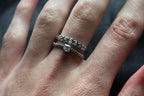 Sparkling Double Open Ring | Waterproof Stainless Steel