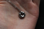 Silver Gold Donut Necklace | Waterproof Stainless Steel
