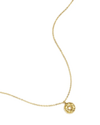 Silver Gold Donut Necklace | Waterproof Stainless Steel